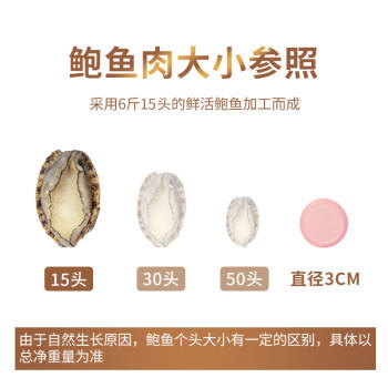 海鲜世家免处理鲍鱼纯肉 净重660g盒装 火锅烧烤食材 生鲜 贝类送礼 商品图1