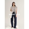 MAISON CECILE本期bi入深蓝/中蓝经典实穿牛仔镰刀裤 商品缩略图4
