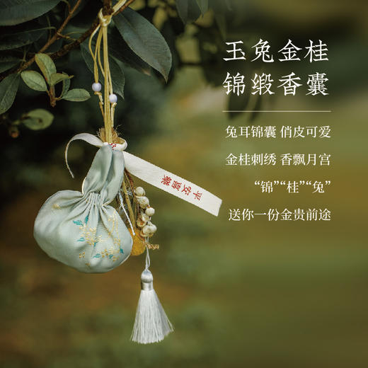 【月兔呈香】中秋香囊挂件系列，中式浪漫美学好家底！买一赠一，买二赠二，领取独属于中秋节的月兔祥瑞，平安喜乐，香满中秋~ 商品图2