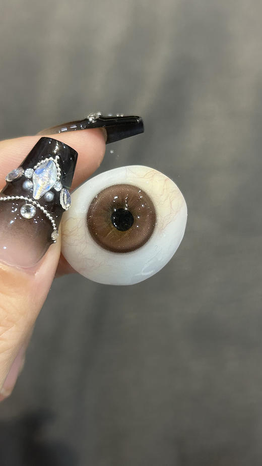 SUGARPLUM 奶油小气泡 半年抛 两片 14.5mm 参考着色 13.6mm 基弧 8.6 含水 38% 韩国进口 商品图4