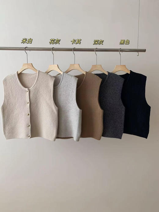 五色高品质金扣马甲 商品图7