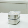 日本进口下村备菜盒304不锈钢保鲜盒2个装 商品缩略图5