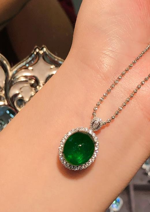 9ct 祖母绿戒指吊坠 商品图2