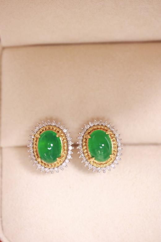 2.8ct 祖母绿耳钉 商品图3