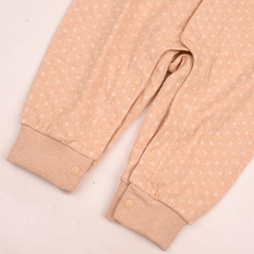 棉果果秋季新品春秋季男童女童彩棉爬服哈衣对开连体衣M301722199411 商品图1