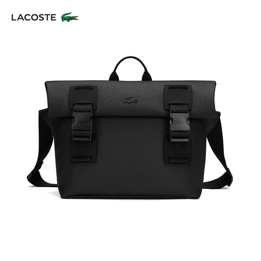 Lacoste法国鳄鱼男士新款时尚潮流拉链搭扣通勤斜挎包NH4439OO 商品图0