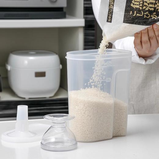 日本Inomata厨房米桶家用密封防潮储米箱五谷杂粮储存收纳盒 商品图1