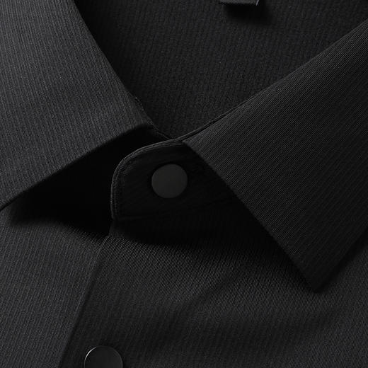 【新款DWP】大依优型大码弹力长袖衬衫翻领男装加肥加大体恤大号上衣胖子商务休闲 商品图5