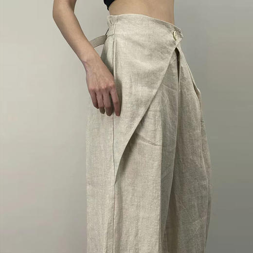 裁缝学苑AS321裤子纸样女装棉麻山本裤新款不规则高腰阔腿西装裤版型 商品图1