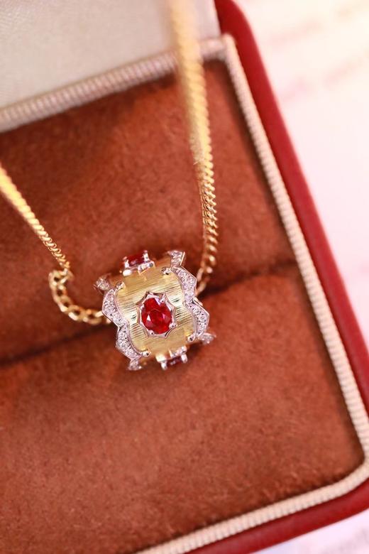 0.93ct 红宝石项链 商品图2
