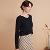 EITIE爱特爱秋季新款羊毛羊绒舒适保暖打底百搭针织衫D2401409 商品缩略图3