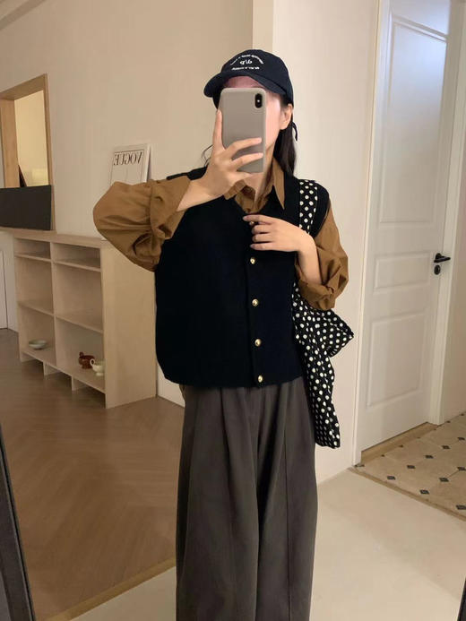 五色高品质金扣马甲 商品图5