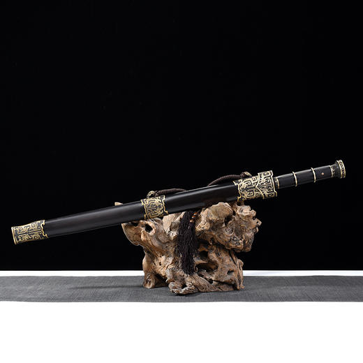 赤炎剑 花纹钢宝剑 刀剑 龙泉沈广隆手工一体硬剑 镇宅剑 未开刃 商品图7