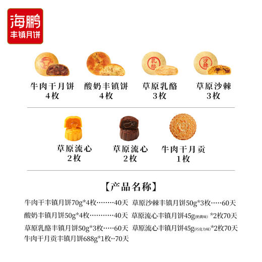 海鹏山河揽月甄选礼19饼7味（含牛肉干月贡） 商品图1