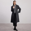 【人字纹羊毛羊绒大衣】24年秋季新品女士绵羊毛中长款大衣时尚人字纹大衣 商品缩略图3
