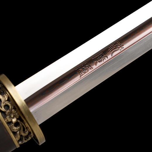 铜装胜邪剑 汉剑  龙泉沈广隆宝剑 手工一体剑传统宝剑  未开刃 商品图5