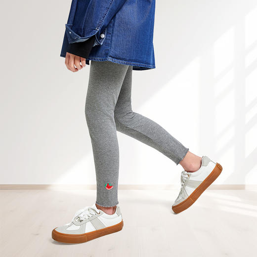 女童全腰针织打底裤秋季新款安奈儿童装EG436515 商品图2