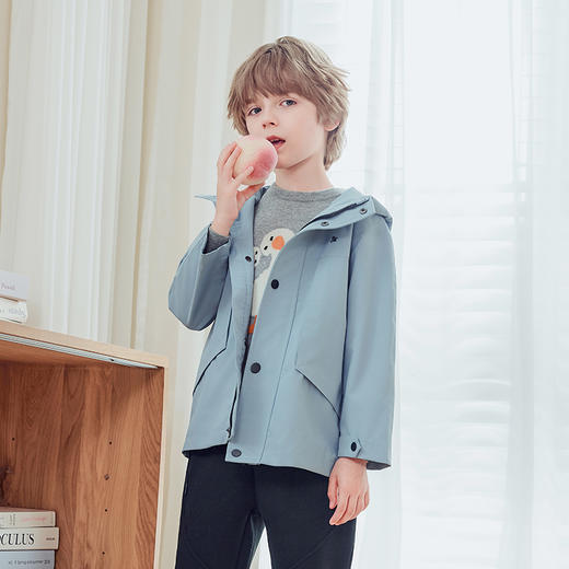 【防水防油】mettekids男童外套2024秋新款风衣时尚百搭儿童外套 商品图7
