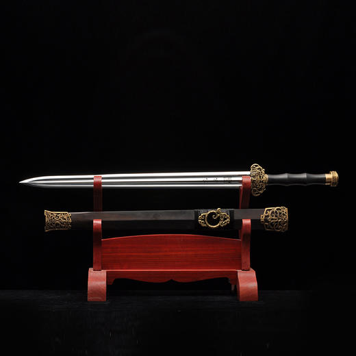 越侯无余剑 龙泉沈广隆宝剑 龙泉沈广隆刀剑手工高档传统剑 未开刃 商品图5