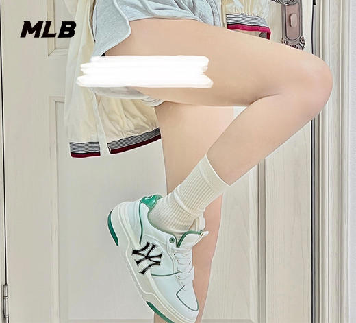 MLB男鞋女鞋新款红白厚底增高休闲鞋运动板鞋3ASXCA12N 商品图5