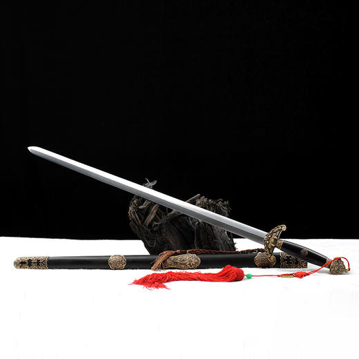 纯铜乾隆佩剑 精品剑 沈广隆剑铺 龙泉沈广隆宝剑 传统剑收藏剑 sgl-3089未开刃 商品图4