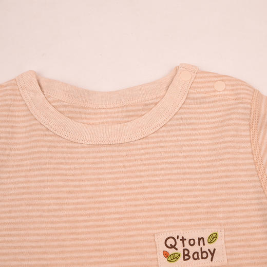 棉果果秋季新品春秋季男童女童彩棉T恤裤子套装套头套装M301302199414 商品图1