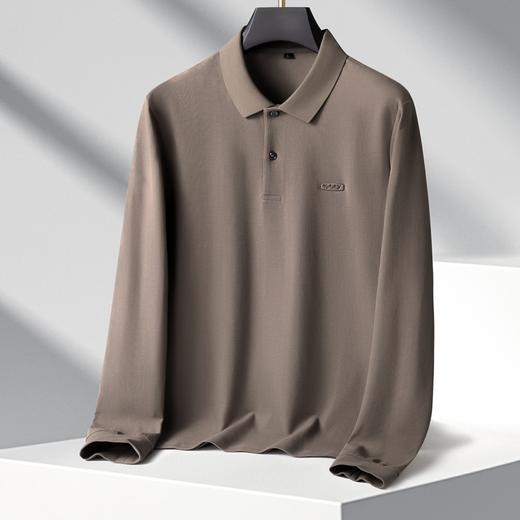 【100%棉】【新款DK】大依优型大码长袖Polo衫翻领纯棉男士加肥加大休闲大码男装宽松长袖体恤上衣 商品图6