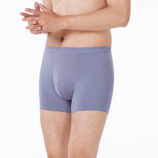 都市丽人都市锋尚内裤简约基础平角裤50S人棉男士内裤FKTCE7 商品图2