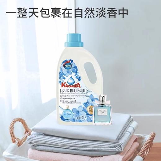【家庭装3L大瓶装】丹麦原装进口克伦柏KARRANPA百花香薰花漾香氛洗衣液/香水香薰彩漂护色洗衣液3L/瓶 【中欧班列精选】RT 商品图7