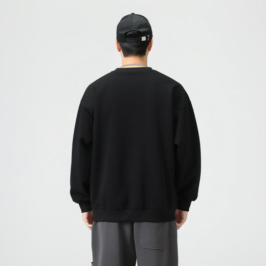 【Q】【新款DQ】大依优型大码圆领卫衣男宽松休闲上衣胖子加肥加大男士潮流 商品图4