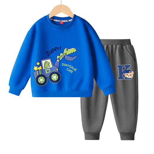 男童秋季套装两件套卫衣长裤2024新款春秋儿童卫衣薄款长裤潮卡通 商品图4