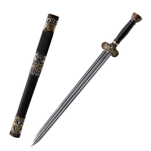 风云剑 龙泉沈广隆一体宝剑  收藏传统宝剑 非遗宝剑 未开刃 商品图6