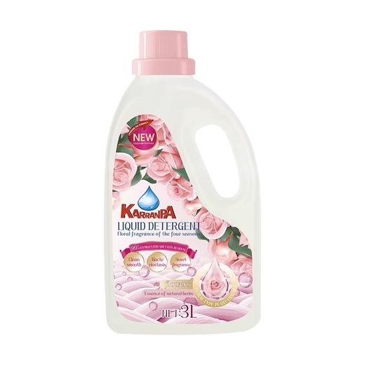 【家庭装3L大瓶装】丹麦原装进口克伦柏KARRANPA百花香薰花漾香氛洗衣液/香水香薰彩漂护色洗衣液3L/瓶 【中欧班列精选】RT 商品图9