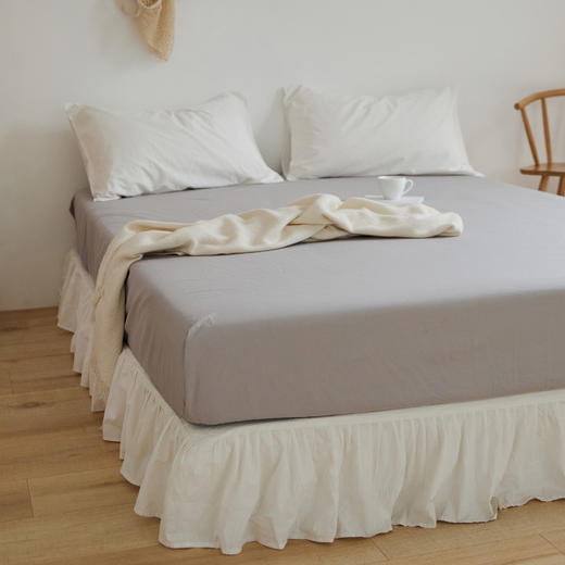 【品牌直发】加倍生活 40s全棉床笠 甄选新疆棉 国标A类 贴肤舒适床护罩 细腻丝滑 席梦思保护罩 不含枕套 商品图6