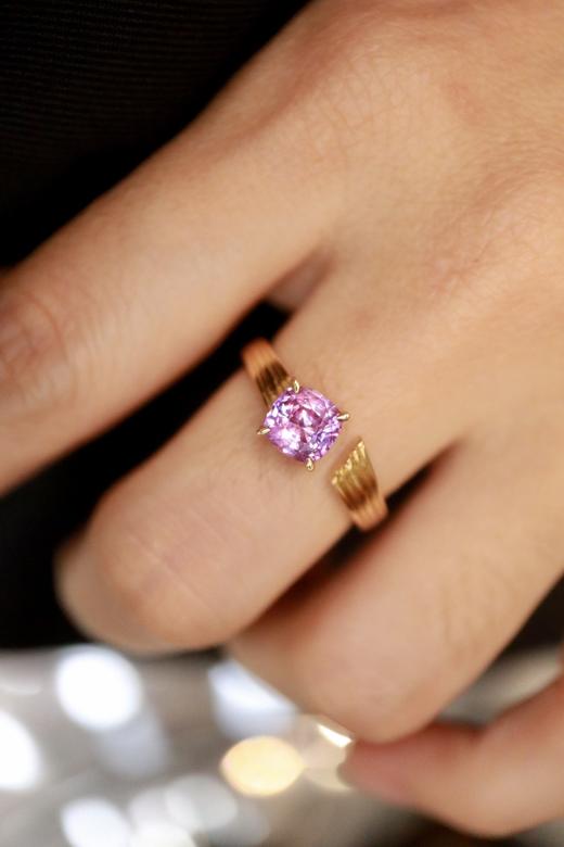 1.16ct 蓝宝石戒指 商品图5