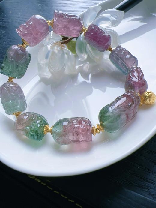 33.52g 雕刻碧玺手链 商品图4