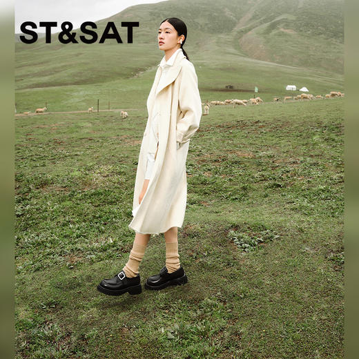 星期六英伦复古简约单扣乐福鞋SSC3111184 商品图3