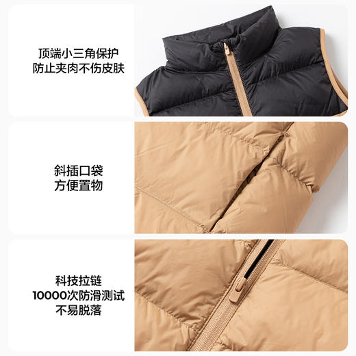 森马儿童童装马甲年新款男童时尚立领羽绒服冬季女童保暖外套 商品图4