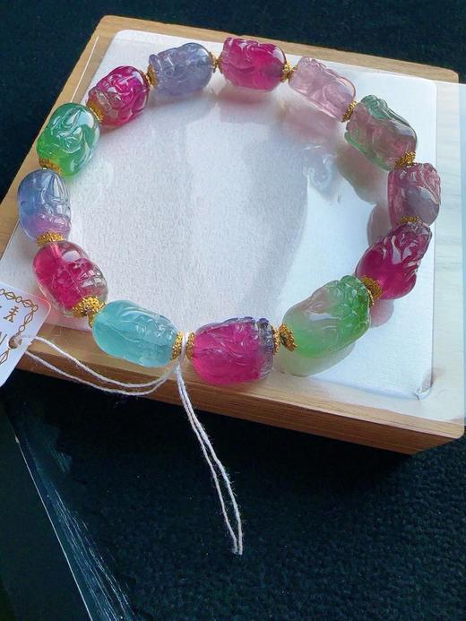 24.2g 雕刻碧玺手链 商品图1