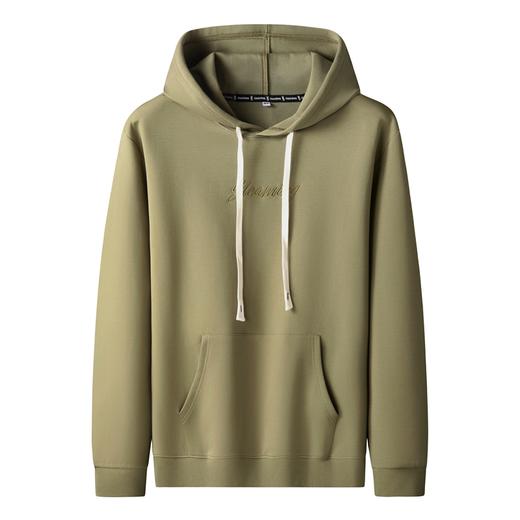 【新款DK】大依优型大码男装印花连帽卫衣长袖T恤加肥加大胖子上衣男士打底T恤休闲帽衫 商品图8