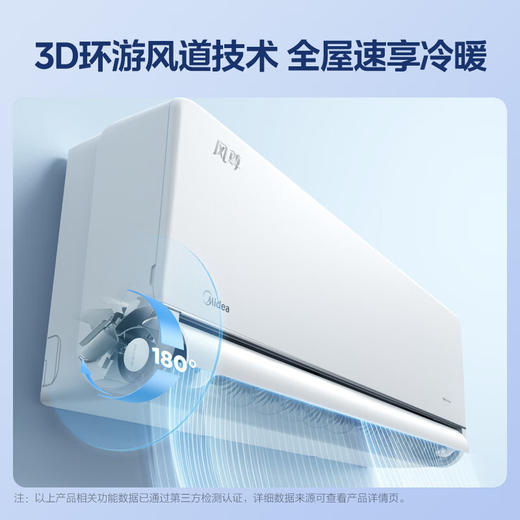 美的（Midea）空调挂机 1.5匹 风尊 科技版KFR-35GW/N8MXC1 商品图0