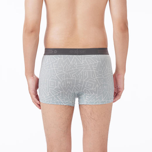 都市丽人都市锋尚内裤潮流时尚平角裤40S人棉男士内裤FKTCF7 商品图3