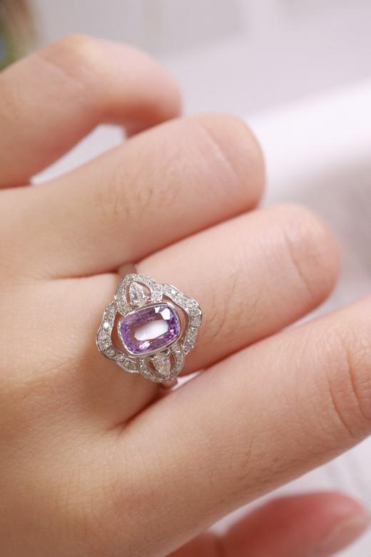 1.33ct 蓝宝石戒指 商品图7