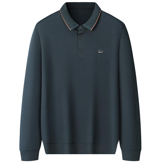 【DWP】大依优型大码长袖Polo衫翻领男装加肥加大体恤大号上衣胖子 商品图8