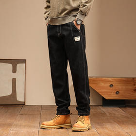 【新款DQ】大依优型大码潮款小脚牛仔裤长裤男舒适休闲简约百搭加肥加大男装