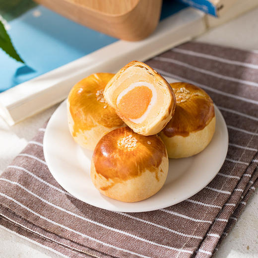 【中秋佳节！源气酥礼蛋黄酥~】蛋黄酥手提礼盒装 混合口味雪媚娘 咸蛋黄中式糕点 小吃休闲零食 下午茶糕点 四层用料 层层美妙-QQ 商品图3