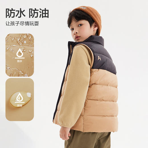 森马儿童童装马甲年新款男童时尚立领羽绒服冬季女童保暖外套 商品图1