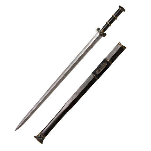 无尘汉剑 龙泉沈广隆一体宝剑  收藏传统宝剑 非遗宝剑 未开刃 商品图5