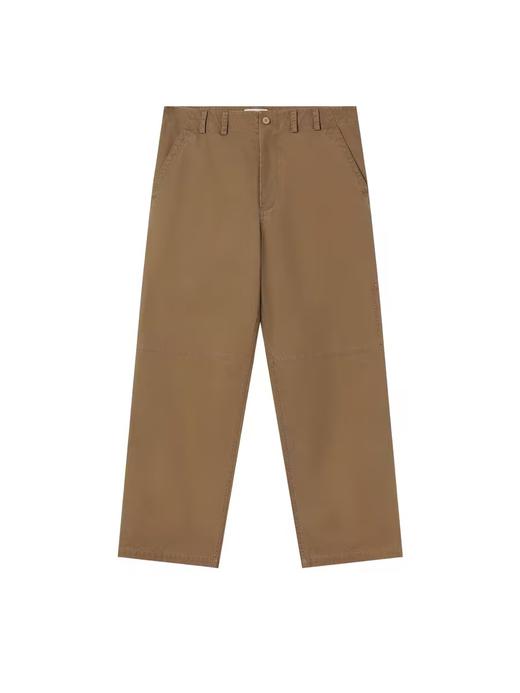 EviStub/E-4XCK618/重水洗密织全棉竹节抗撕直筒休闲工装裤 商品图3