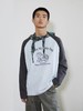 Mood Like Me/MTX2445/线条小狗插肩袖 磨毛长袖T恤 商品缩略图1